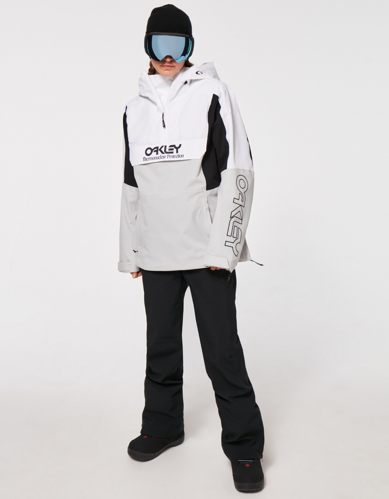 Oakley TNP Insulated Anorak Women's Winter Jacket - White / Grey - XXL