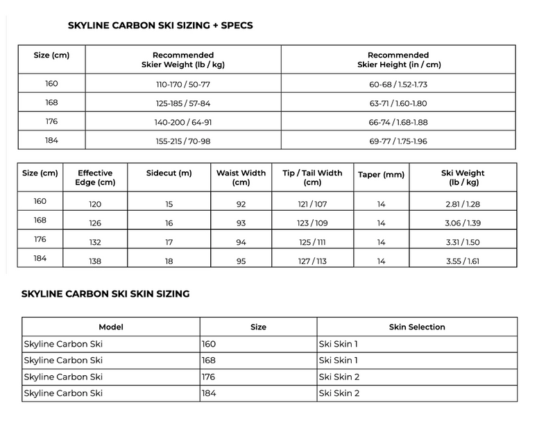 Weston Skyline Carbon All Mountain Vernan Kee Ski