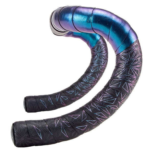 Supacaz Bling Star Fade Tape with Ano Black Plugs