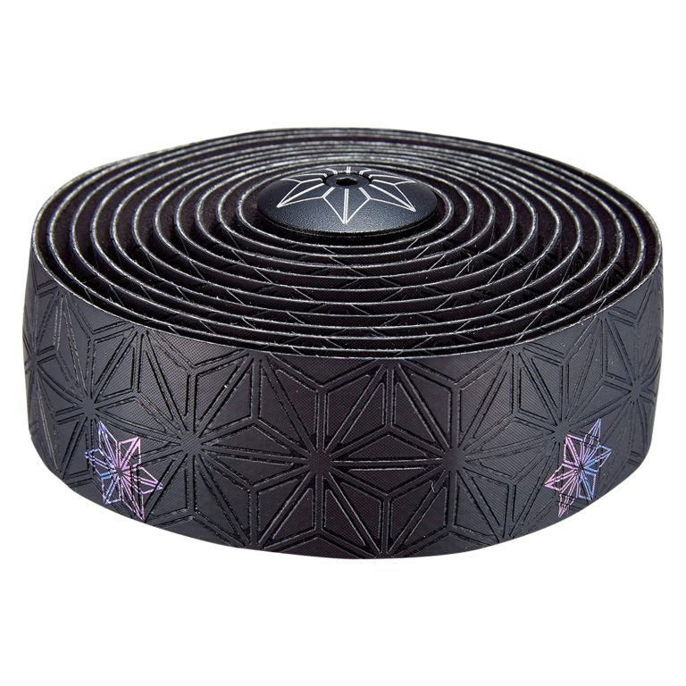 Supacaz Super Sticky Kush Galaxy Tape with Ano Black Plugs