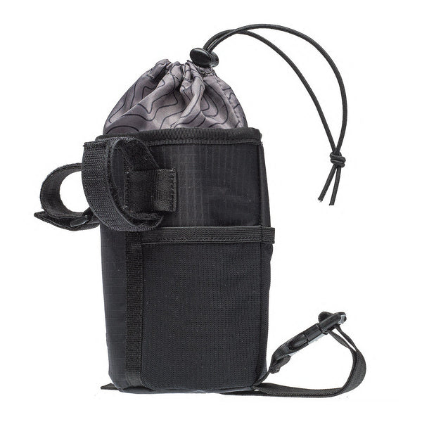 Blackburn Outpost Carryall Bag mounted on bicycle handlebars