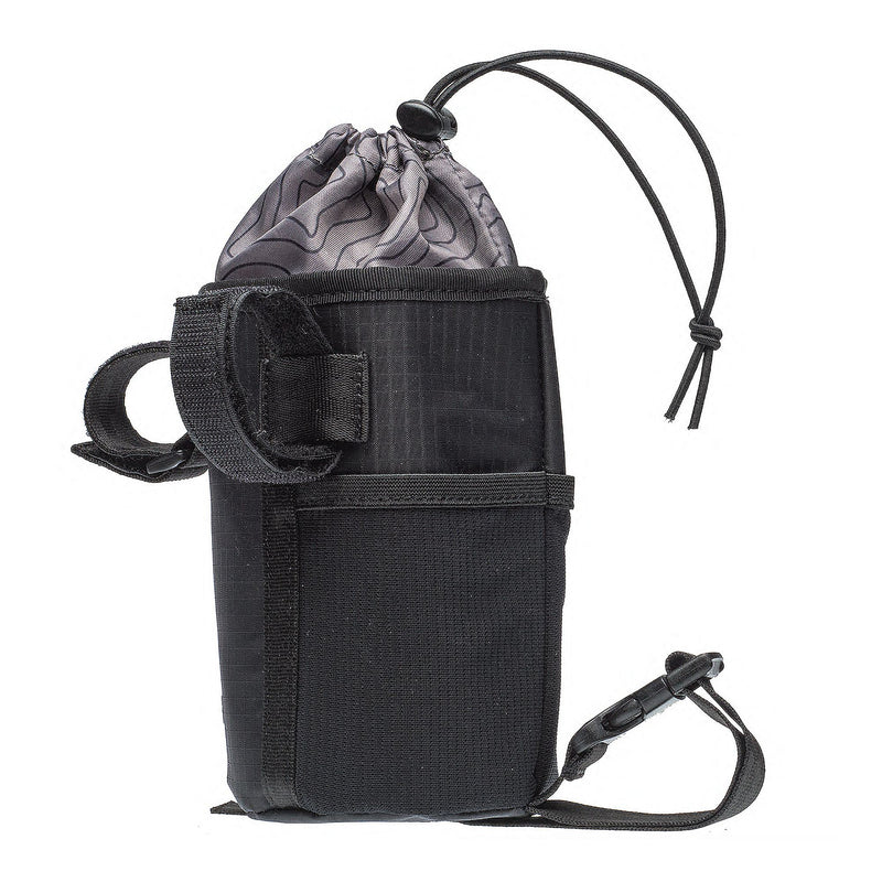 Blackburn Outpost Carryall Bag mounted on bicycle handlebars